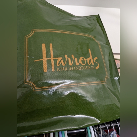 Harrods Green Tote Bag - Picture 1 of 5